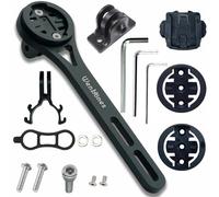 Wenbones Support Guidon GPS vélo， Support d'ordinateur de vélo en Alliage d'aluminium intégré， pour Vélo de Route Compatible avec Garmin Edge, Wahoo Elemnt, Bryton, Cateye, GoPro caméra et Lampe
