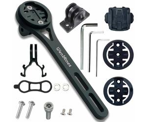 Wenbones Support Guidon GPS vélo， Support d'ordinateur de vélo en Alliage d'aluminium intégré， pour Vélo de Route Compatible avec Garmin Edge, Wahoo Elemnt, Bryton, Cateye, GoPro caméra et Lampe