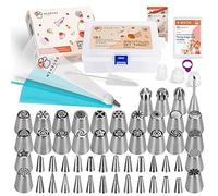 Wenburg Lot de 100 douilles à douille avec douilles - En acier inoxydable - Pour les pâtissiers amateurs ambitieux - Utilisation polyvalente