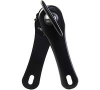wenco ouvre-boîtes de sécurité haut de gamme, pour droitiers et gauchers, longueur 17 cm, plastique/acier inoxydable, noir, version 2021