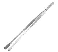 wenco Pince à rôtir en acier inoxydable Gourmet - Pour saisir et retourner pendant la cuisson - 30 cm - Pointes arrondies - En acier inoxydable - Argenté