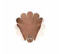 Wendalern Collier Couple Papillon Argent Collier Papillon Magnétique Collier Diamant Collier Amitié Papillon Zirconia Brillant Collier Pendentif Papillon Collier Bff Collier Pour 2