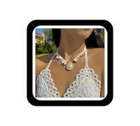 Wendalern Collier Tour De Cou Boho En Coquillage Perles De Rocaille Or Collier Surfeur Coquillage Plage D'été Collier Clavicule En Coquillage Puka Fait Main Collier Océan Bijoux Pour Femmes
