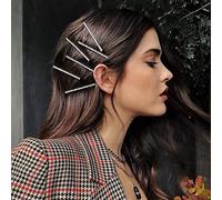Wendalern Épingle À Cheveux En Cristal Mariage Boho Vintage Rhinestone Pinces À Cheveux Argent Cristal Bobby Pins Diamant Brillant Barrette Accessoires Cheveux Pour Femmes Et Filles (1pcs）).