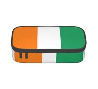 WenDang Drapeau de la Côte d'Ivoire, sac de papeterie multifonctionnel, convient pour les voyages, les fournitures de bureau, le maquillage et l'organisation de bureau, Noir , Taille unique, Trousse