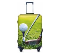 WenDang Housse de protection élastique pour valise de golf - Protection améliorée - Convient aux voyageurs unisexes, blanc, S