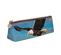 WenDang Le sac de rangement en cuir Flying Eagle Triangle et le rangement de papeterie de vacances sont des articles de voyage essentiels, blanc, Taille unique, Trousse de maquillage