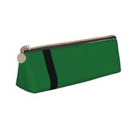 WenDang Le sac de rangement triangulaire en cuir avec drapeau du sultanat de Delhi et le rangement de papeterie de vacances sont des articles de voyage essentiels, blanc, Taille unique, Trousse de