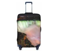 WenDang Niagara Falls Housse de protection élastique pour valise, protection améliorée, convient aux voyageurs unisexes, blanc, M