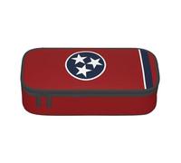 WenDang Tennessee State Flag Sac de papeterie multifonctionnel pour voyage, fournitures de bureau, maquillage et organisation de bureau, Noir , Taille unique, Trousse de beauté