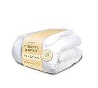 Wendre Couette Hiver 155x220 cm - 300 g/m² Ultra Chaude et Épaisse, Anti-Acarien, Certifiée Oeko-TEX, Couette 1 Personne - Microfibre Douce et Respirante, Idéale Grand Froid