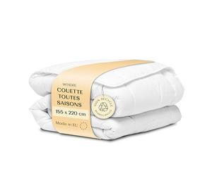 Wendre Couette Tempérée 155x220 cm - 300 g/m² Mi-Saison, Microfibre