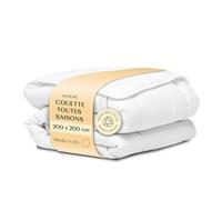 Wendre Couette Tempérée 200x200 cm - 300 g/m² Mi-Saison, Anti-Acarien, Certifiée Oeko-TEX, Couette 2 Personnes - Microfibre Douce et Respirante, Idéale Toutes Saisons