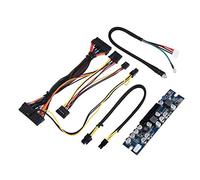 Wendry Module d'alimentation PC, entrée d'alimentation 300 W CC pour PC 12V avec Module d'alimentation de Connexion/AUX/SATA à 24 Broches adapté aux Cas Mini-ITX