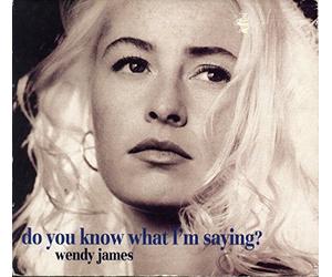 WENDY JAMES - WENDY JAMES - DO YOU KNOW WHAT I'M SAYING? (CD SINGLE)