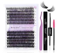 WENDY LASHES Kit Extensions Cils 40D/50D, D Curl 0,07mm, mixtes 12-16mm