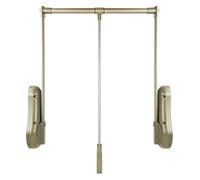 WENFEN Tringle de penderie, Barre de penderie abattante, Tringle de penderie à Levage Suspendu, penderie silencieuse, élévateur télescopique réglable avec Retour, capacité de Charge 30 kg(850-1200mm)