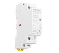 Wengart Contacteur CC (Courant Continu) 20A - Bobine 24V DC - Configuration 1NO + 1NC - Largeur 18mm (1 Module DIN) - Idéal pour Solaire, Automates (PLC) et Marine - WCT-E20