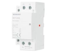 Wengart Contacteur Silencieux - AC 230V - 32A - 2NC (2 Contacts Fermés au Repos) - Largeur 36mm (2 Modules DIN) - Idéal pour Délestage Énergétique et Sécurité Positive - WCT-32