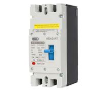 Wengart Disjoncteur Boîtier Moulé DC - Modèle WGM3DC-250-1000V DC / 200A / 2 Pôles - Protection Magnéto-Thermique pour Systèmes Photovoltaïques et Réseaux CC