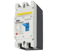 Wengart Disjoncteur Boîtier Moulé (MCCB) DC - 1000V - 100A - 2 Pôles - Protection Haute Performance pour Onduleur Solaire et Parc de Batteries - WGM3DC-250