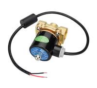 Wengart Électrovanne en laiton de 3/4" CA 220 V, économie d'énergie et réduction de la chaleur, 2 W-200-20J contrôlée directement (0 bar), eau, air, gaz normalement fermé (NC), bobine robuste 20 VA