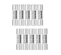 Wengart Fusibles solaires WGPV-30,1000VDC 15A,10x38mm,I133kA,Fusibles photovoltaïques rapides pour les applications photovoltaïques solaires, 10 pièces