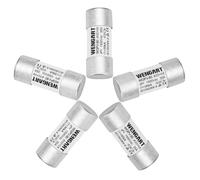 Wengart Lot de 5 Fusibles Photovoltaïques 35A - 1500V DC - Format Industriel 22x58 mm - Capacité de Coupure 50kA - Protection de Chaîne gPV pour Centrales Solaires et Systèmes CC - WGPV-80