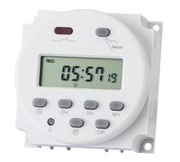 Wengart Minuterie CN101,ACDC24V Relais temporisé programmable hebdomadaire,écran LCD numérique, configurable 1M~168H,contrôle Manuel/Automatique,Adaptable à Une variété de tâches de synchronisation