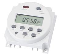 Wengart Minuterie CNH01A,AC230V Relais temporisé programmable hebdomadaire,écran LCD numérique, configurable 1M~168H,contrôle Manuel/Automatique,Adaptable à Une variété de tâches de synchronisation