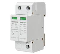 Wengart Parafoudre AC 275V 2P Dispositif de Protection Contre Les Surtensions (SPD) Type 2 in 20kA / Imax 40kA - Module Débrochable avec Indicateur d'État Idéal pour Tableau Électrique Domestique