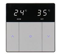 Wengart Thermostat de Chauffage à Bouton Tactile WG808,AC230V 10A, pour Plancher Chauffant,Aucune Programmation, nécessite Un boîtier d'installation de 86 * 86 mm