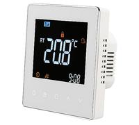 Wengart Thermostat Numérique 24V pour Chauffage au Sol Hydraulique - Écran LED Coloré Tactile - Programmation Hebdomadaire - Sortie NC/NO - Adapté Boîte 60mm