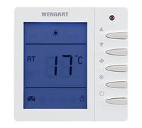 Wengart Thermostat Numérique WG702 - AC 230V 10A - Non Programmable (Contrôle Direct) - pour Chauffage au Sol Hydraulique - Sortie NC/NO Sélectionnable - Compatible Boîte 86mm - Utilisation Intuitive