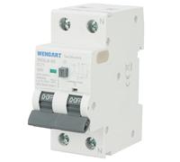 Wengat WGL8-80 Disjoncteur différentiel type A 6kA CA230V 25A, 1P+N 30mA Arrêt à un bouton Protection complète pour appareils électriques