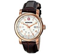 Wenger 011021108 Montre Bracelet Femme, Cuir, Couleur: Marron