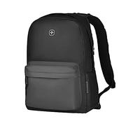 Wenger 606968 Photon 14' Water-Resistant Laptop Backpack, Padded Laptop Compartment with Lockable Zippers in Black (18 litres)