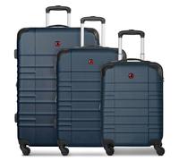WENGER Amplar Evo Parent, bleu marine, Kofferset + (3-teilig), Bagage rigide