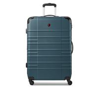 Wenger Amplar Evo 4 roues Valise cabine L 75 cm avec soufflet d'extension bleu pétrole