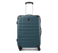 Wenger Amplar Evo 4 roues Valise cabine M 65 cm avec soufflet d'extension bleu pétrole