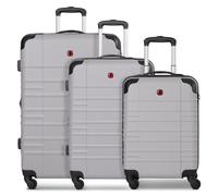 Wenger Amplar Evo 4 roulettes Set de valises 3 pièces avec soufflet d'extension gris