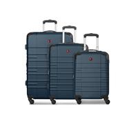WENGER Amplar Evo Parent, bleu marine, Kofferset + (3-teilig), Bagage rigide