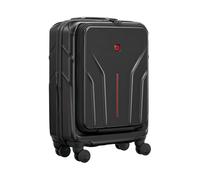 WENGER Amplix Carry-on Valise Rigide, Bagage à Main, Trolley, 36 (45) l, Poche Portable et Tablette, Serrure de sécurité, Voyages Vacances, Noire, 653323