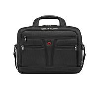 Wenger, BC Star 612268 Sacoche extensible pour ordinateur portable 14-16", 18 litres, noir, design suisse, mélange de style et de fonctionnalité, noir, M, utilitaire, noir, Medium, Utilitaire