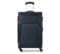 Wenger Beaumont 4 roues Valise cabine L 78 cm avec soufflet d'extension bleu