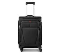 Wenger Beaumont 4 roulettes Trolley M 67 cm avec soufflet d'extension noir