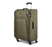 Wenger Beaumont 4 roues Valise cabine L 78 cm avec soufflet d'extension olive