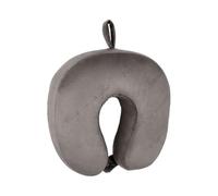 WENGER Coussin de Nuque, Coussin de Voyage Ergonomique, Avion, Mousse à mémoire de Forme, Housse Lavable, Gris, 611884