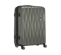 WENGER Energie Large Valise Rigide à 4 roulettes, Trolley, Grand Format, 106 (120) l, Serrure de sécurité, Femmes Hommes, Voyages Vacances, Grise, 653599
