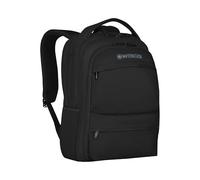 WENGER Fuse Sac à Dos pour Ordinateur Portable 15,6 Pouces avec Poche pour Tablette Tactile 10 Pouces, Système d’Organisation, 16 l, Femmes Hommes, Affaires Uni École Voyages, Noir, 600630